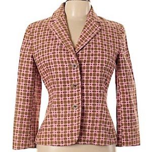 Express Tweed Plaid Blazer